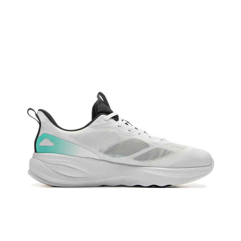 LiNing Abrasion Resistant Coverage Lightweight Low Top Casual Shoes Men's Standard White-1