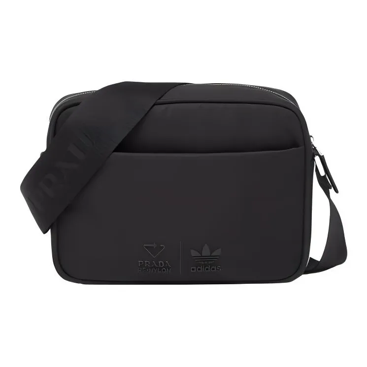 PRADA Adidas Re Nylon Shoulder Bag Black-2