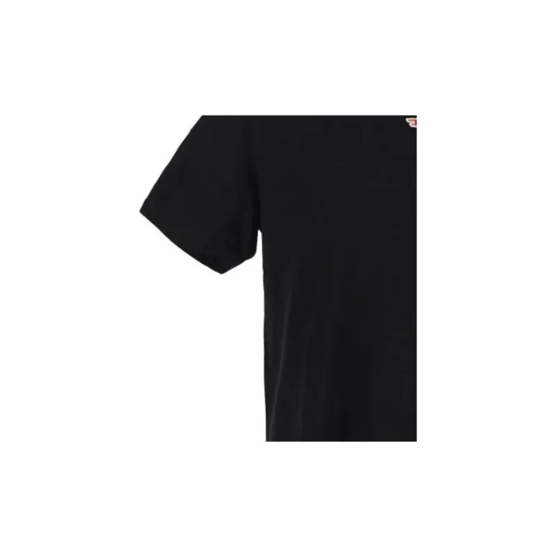 DIESEL Logo Embroidered Short Sleeved T Shirt-2