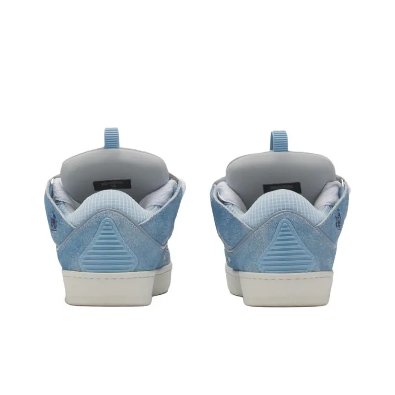 Lanvin Curb Low Top Skateboard Shoes Unisex Blue-4