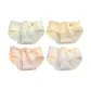 4 Pack[White+Beige Yellow+Green+Pink]