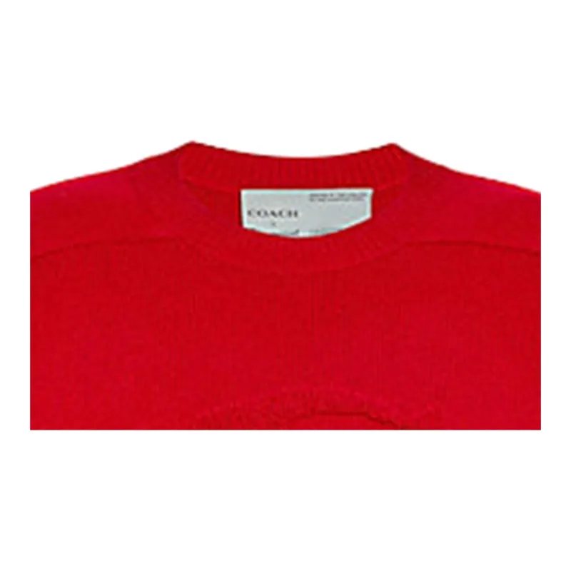 Champion X COACH Cashmere Sweaters Men Red-3