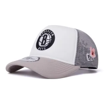 New Era Polyester Cotton Nylon Spandex Baseball Caps Unisex Gray