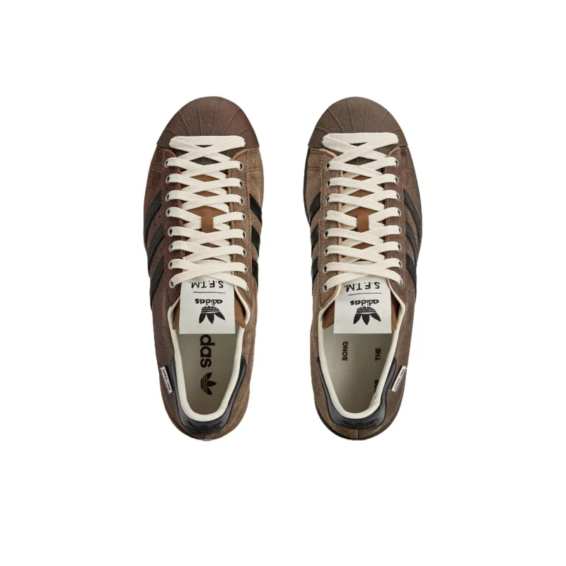 Adidas Superstar Song For The Mute Brown Black Women's-2