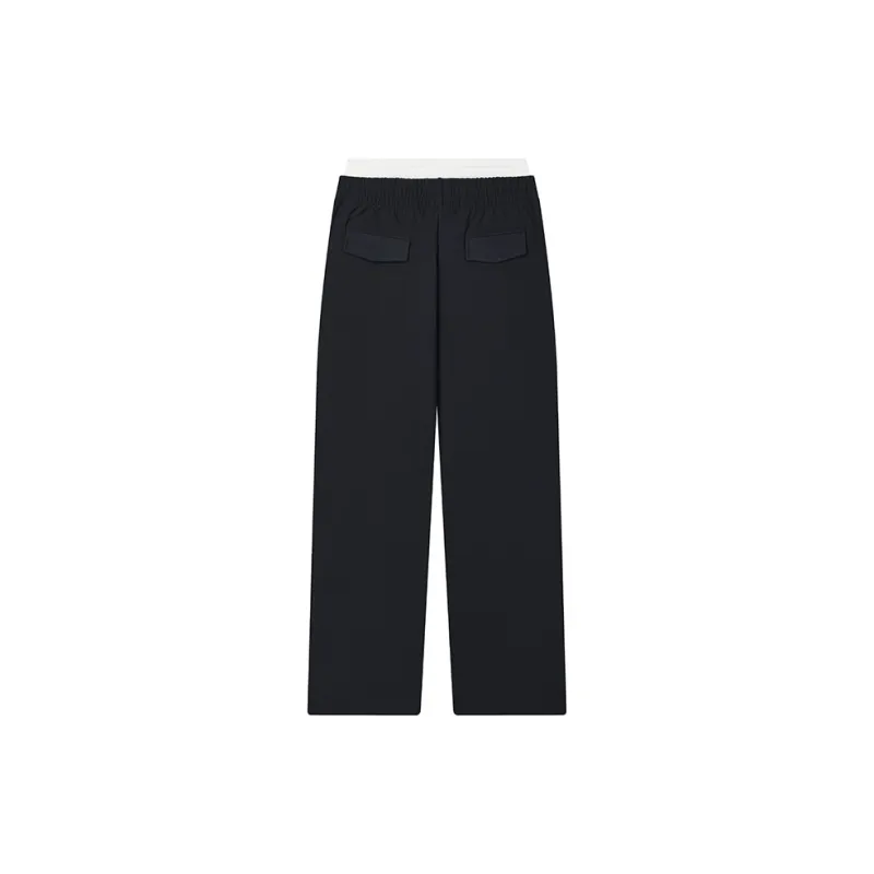 FILA EMERALD Knitted Sweatpants Women's Midnight Blue-1