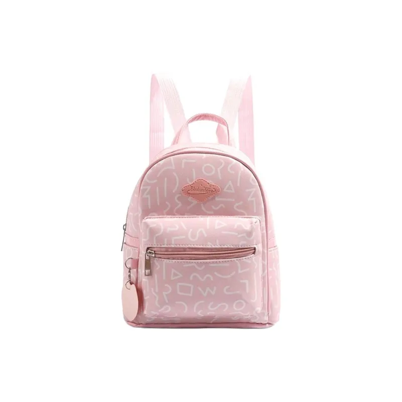 Pivsnu Synthetic Leather Backpack Women's Pink-1