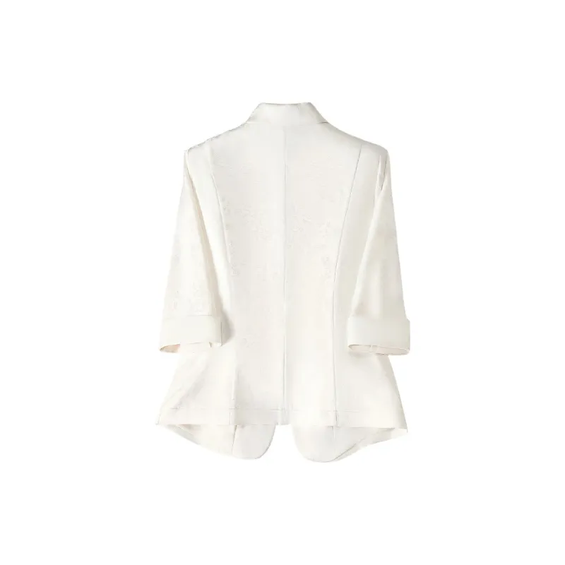Cypress House Cropped Coats Women's Apricot-1