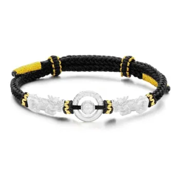 KING TAI SANG Sterling Silver Bracelets Unisex