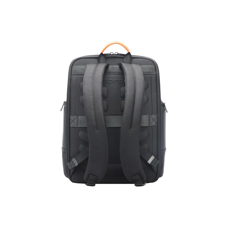 BOPAI Fabric Backpack Regular Men's Black/Black Red-2