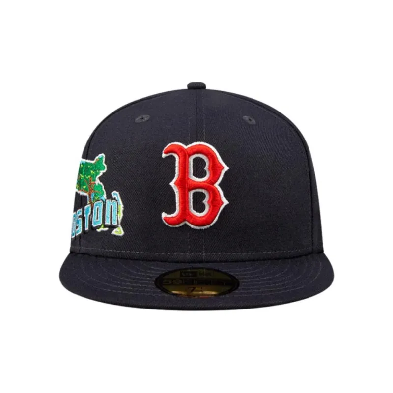 New Era Polyester Baseball Caps Men's Black-1