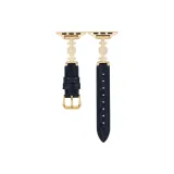 Black with Gold Cross Floral