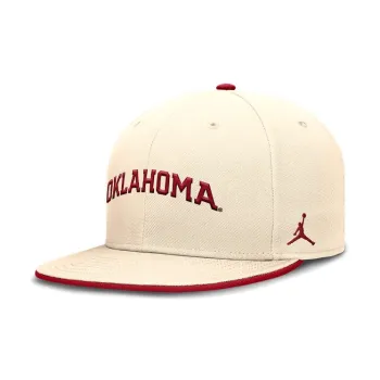 JORDAN Oklahoma Sooners Primetime True Men's JORDAN Brand Dri FIT College Fitted Hat
