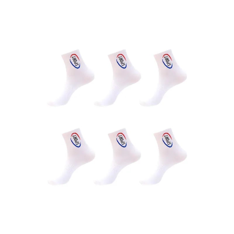 Lanza Mid Calf Socks Unisex 6 Pack-9