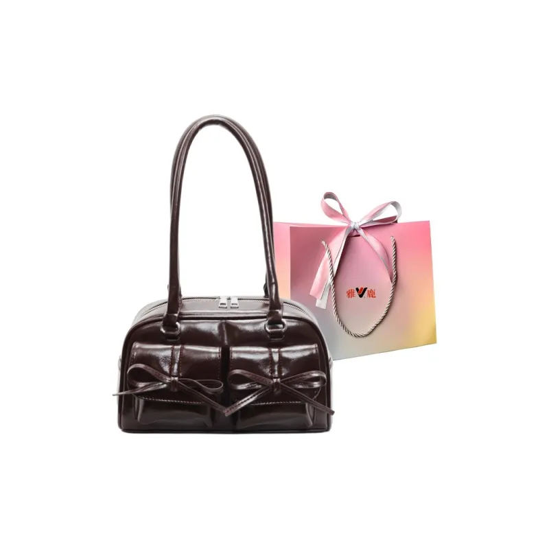 Yalu PU Bowling Bag, Shoulder Bag Women's Multicolor-13
