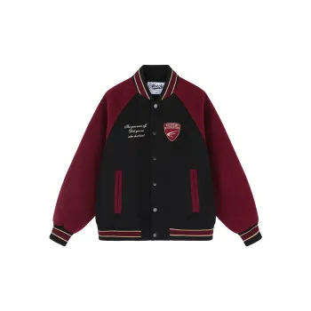 MATCHA STORY College Series Baseball Jacket Unisex