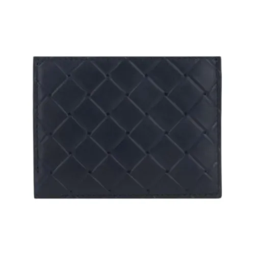 Bottega Veneta Calfskin Card Holder Regular Men's Blue