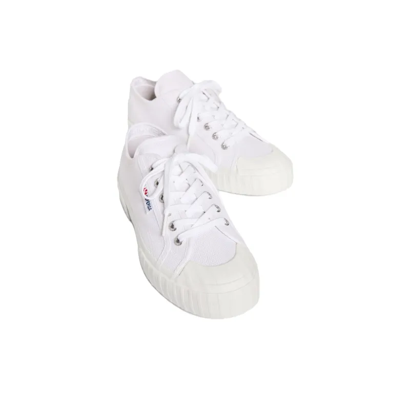 SUPERGA Abrasion Resistant Low Top Canvas Shoes Unisex White-1