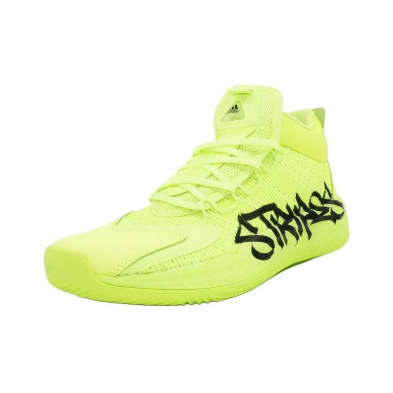 Adidas Pro Boost Anti-Slip Wear-Resistant High-Top Basketball Shoes Men's Green-2