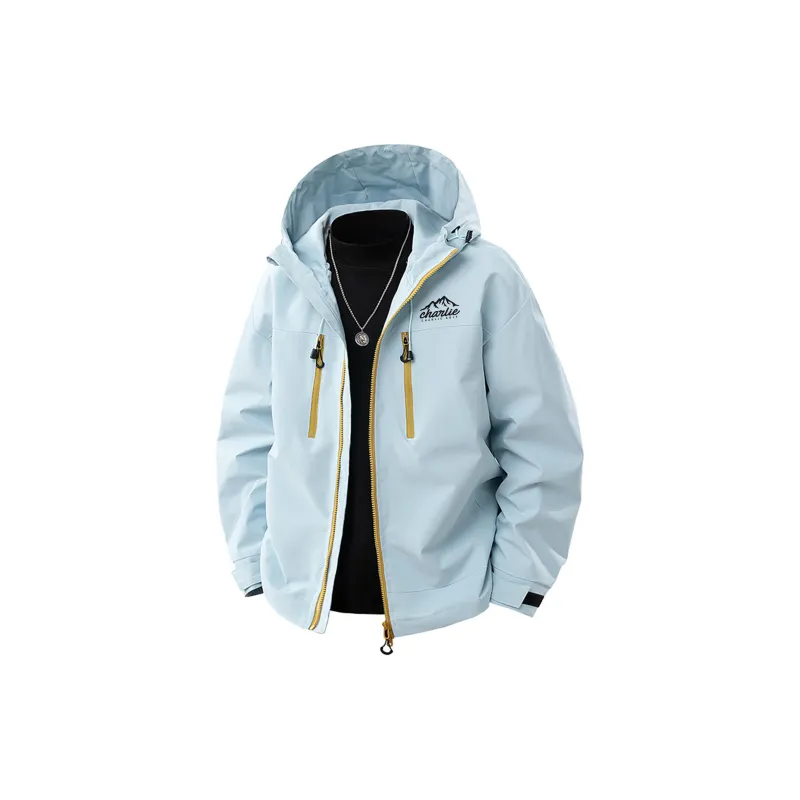 CHARLIE GOLF Water-Resistant Windproof Wear-Resistant Windbreaker Jacket Unisex-5