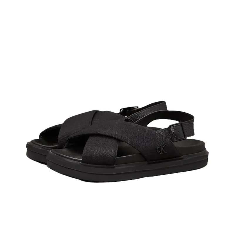 CKJ CALVIN KLEIN JEANS Strap Sandals Men's Black-2