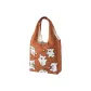 Brown Style-Happiness Puppy Canvas Bag