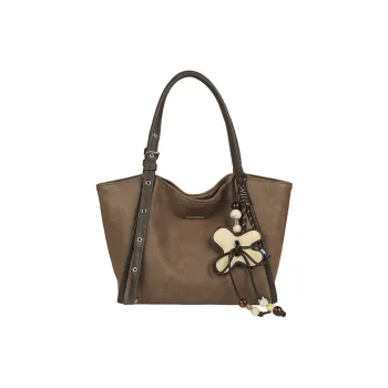 Kenghua Village PU Tote Bag Shoulder Bag Regular Women's Waveless