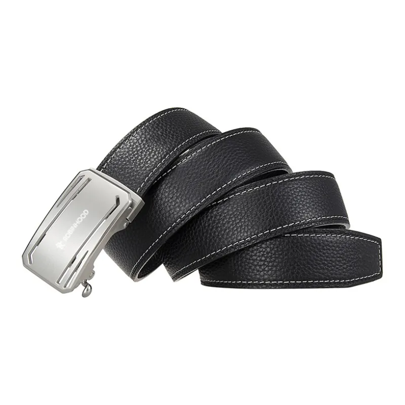 ROBINHOOD Top Grain Cow Leather Leather Belts Men's Width  3.5cm-1