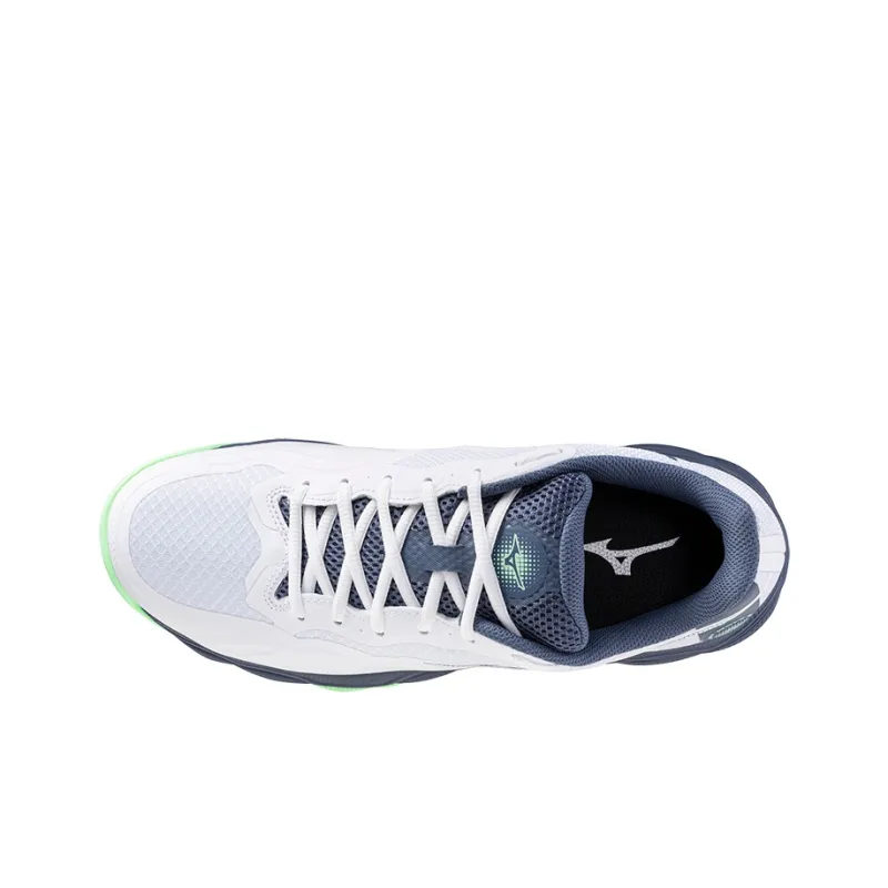 Mizuno Wave Enforce Cushioned Wear-Resistant Coverage Low-Top Tennis Shoes Unisex White-2