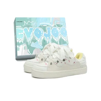 CVOJOO Slip-Resistant Low-Top Skateboard Shoes Unisex Camouflage