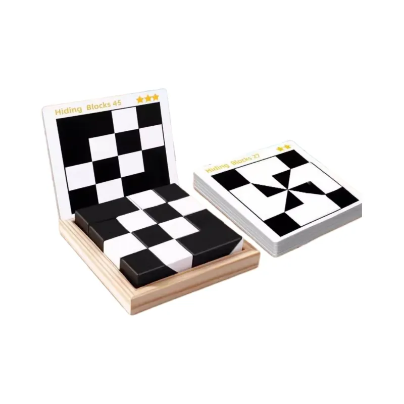 Lezhi By Me Logical Thinking Enlightenment Hidden Building Blocks Puzzle Board Games-0