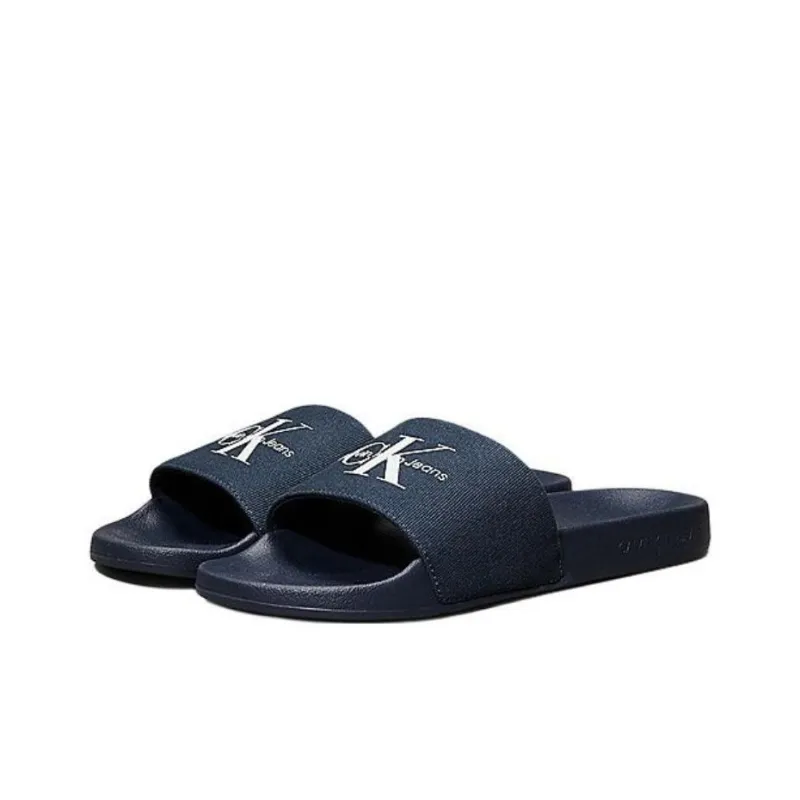 CKJ CALVIN KLEIN JEANS Slide Slippers Men's Blue-2