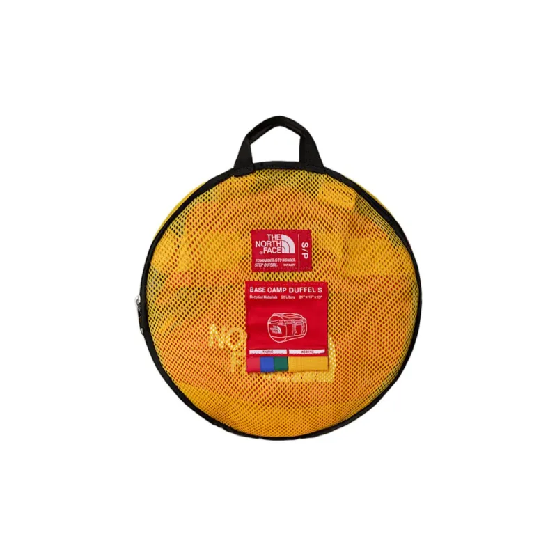THE NORTH FACE BASE CAMP Recycled Polyester Travel Bag Men's Yellow & Blue & Red-3