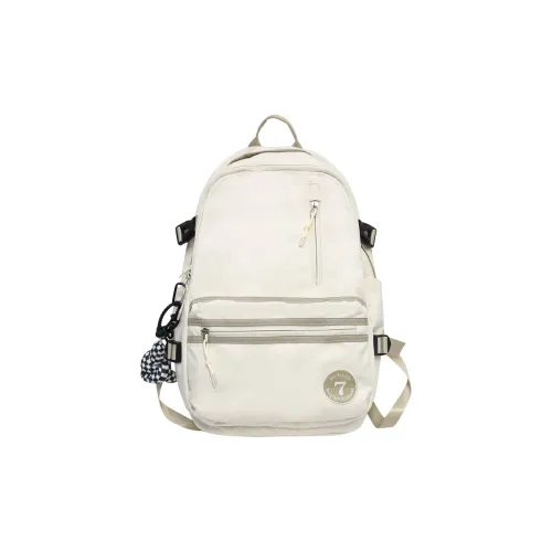 Yalu Fabric Backpack Regular Unisex White/Red/Black/Pink