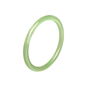 Royal Dragon Mirror Chalcedony Jade Bangles Women's
