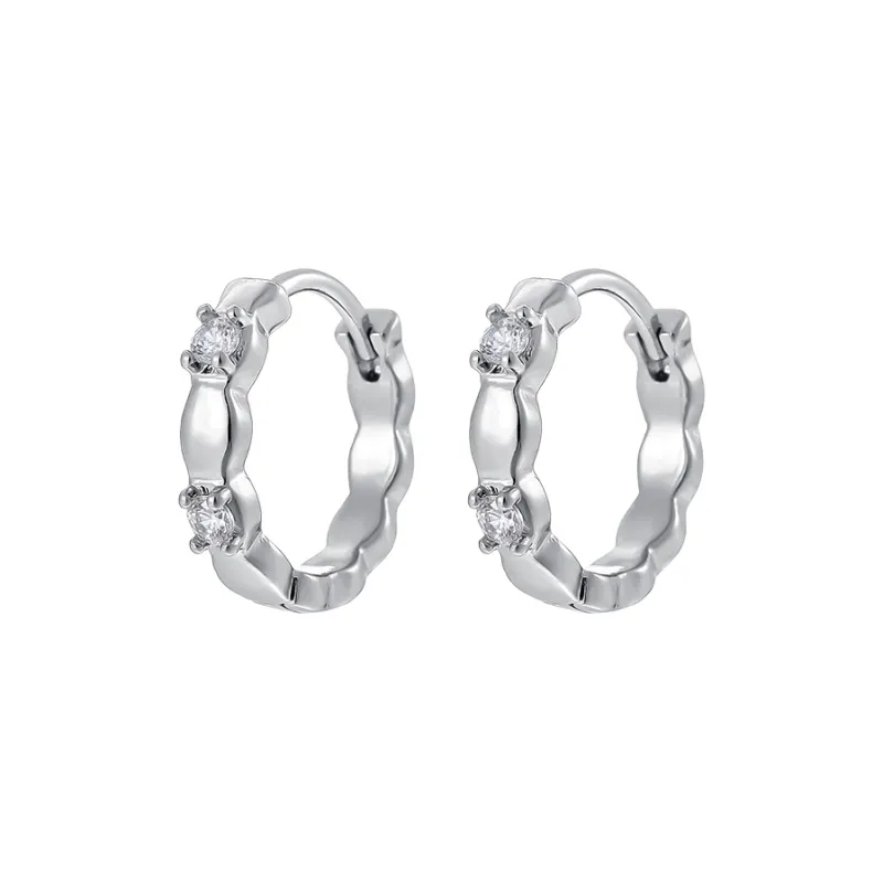 MISS XIA JWY Titanium Steel Earrings Unisex-0