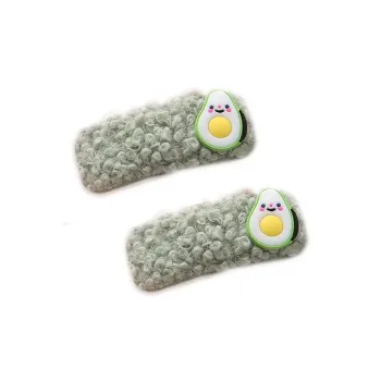 May10th Plush Hair Clips Women's
