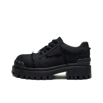 ESTEE GEEA Anti Slip And Wear Resistant Coverage Support Low Top Casual Shoes Men's Black
