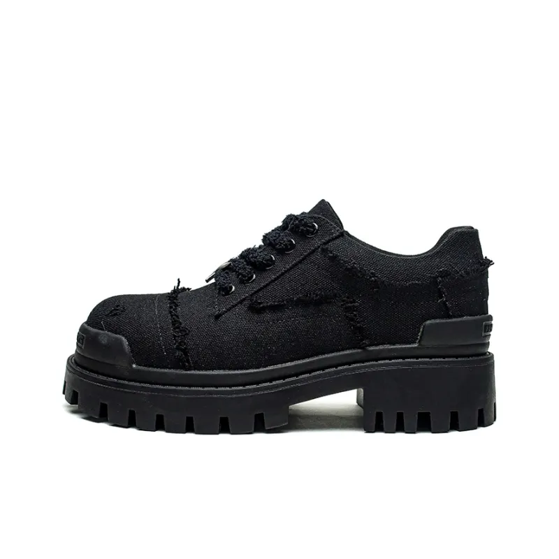 ESTEE GEEA Anti-Slip And Wear-Resistant Coverage Support Low-Top Casual Shoes Men's Black-0