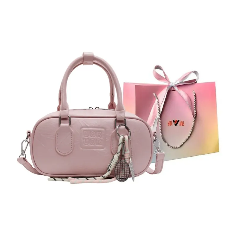 Yalu PU Handbag Regular Women's Black/Pink/White/Silver-6