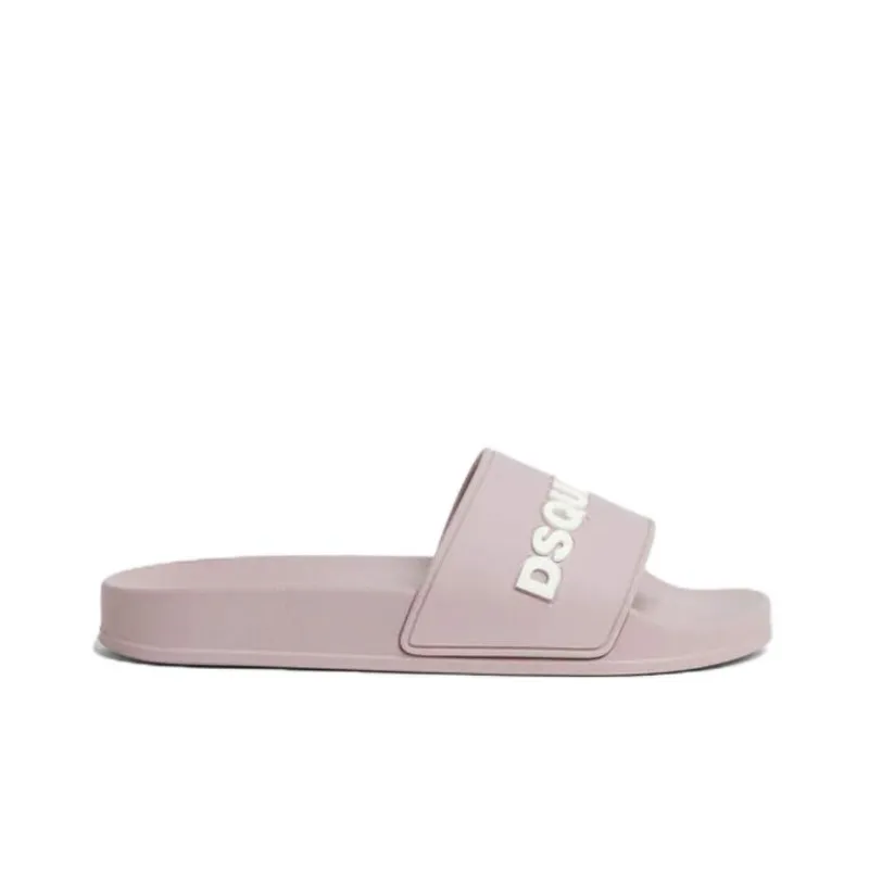 DSQUARED 2 Logo Embossed Slip On Slides Women's-1