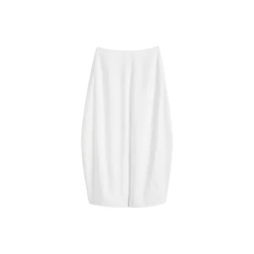 TOTEME SS25 Casual Long Skirts Women's White