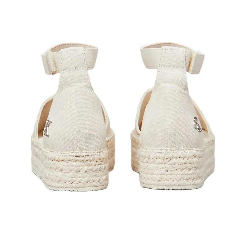 CKJ CALVIN KLEIN JEANS Espadrilles Women's White-4
