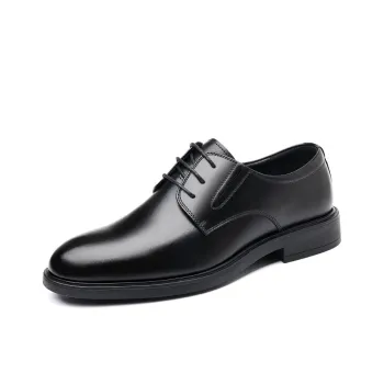 EGCHI Dress Shoes Unisex Low Top Black