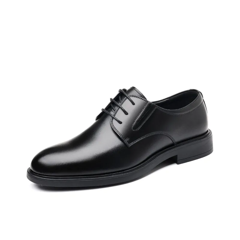 EGCHI Dress Shoes Unisex Low Top Black-0