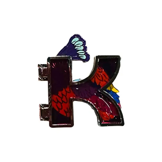 Disney 26 Letter Dumbo, Judy Tigger, Olaf Flap Metal Badges-11