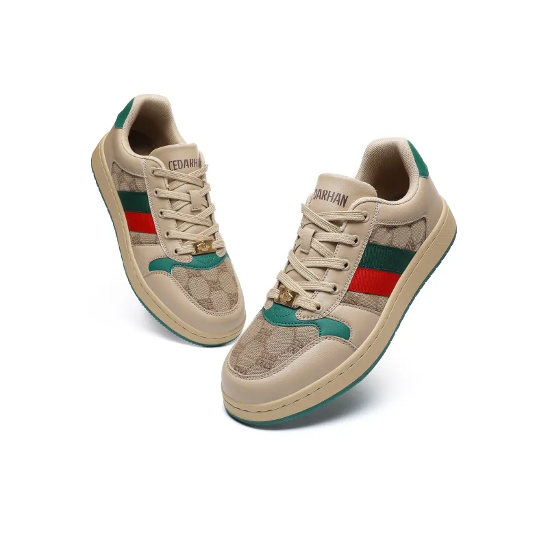 CEDAR HAN Couple Shoes Breathable, Slip Resistant, And Abrasion Resistant Low Top Skateboard Shoes Unisex-2