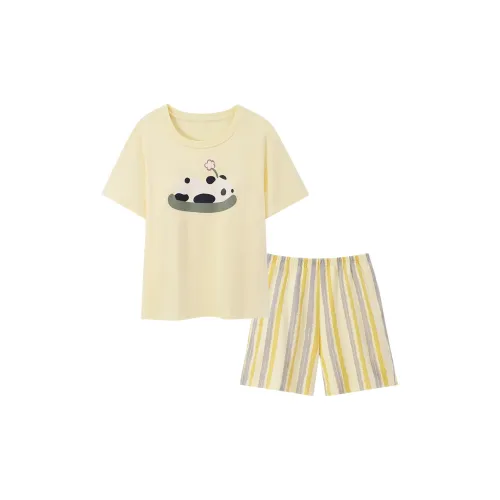 MADALLO Pajama Set Women's Yellow