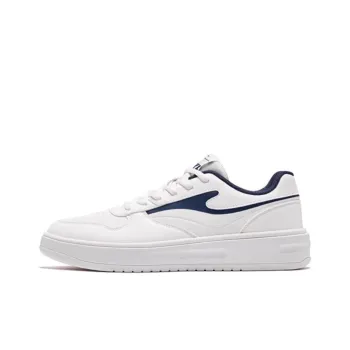 Erke Non slip Lightweight Low Top Skateboard Shoes Men's White Blue