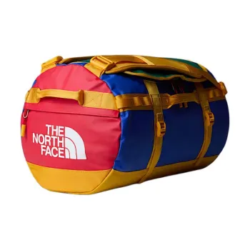 THE NORTH FACE BASE CAMP Recycled Polyester Travel Bag Men's Yellow & Blue & Red