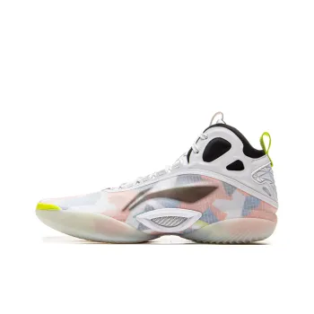 LINING Yushuai 19 Carbon Core Basketball Shoes Men Mid Top Standard White